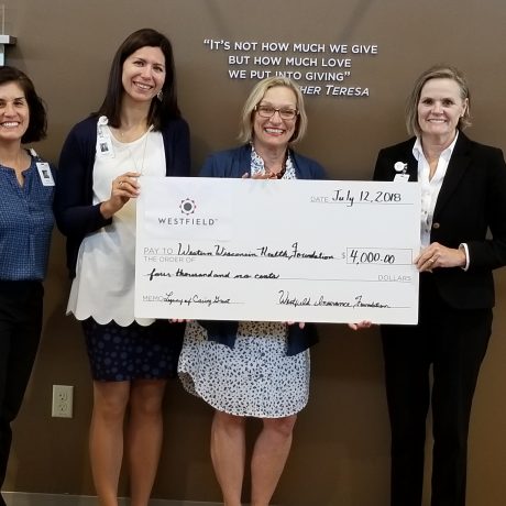 image of Westfield Insurance Foundation Check Presentation 7.2018